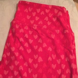 OS luluaroe valentine leggings